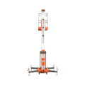 6m 8m 10m man lift Single Mast Aluminum Alloy mast lift for sale